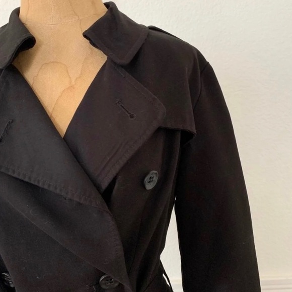 Joe’s Jeans Black Trench Coat - Picture 5 of 11